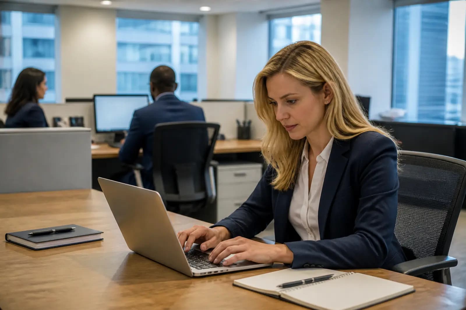 Sales floor workspace